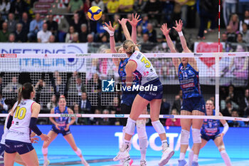 24/04/2024 - Britt Herbots ( Savino Del Bene Scandicci ) competed against Prosecco Doc Imoco Conegliano in the Volleyball - Superleague Serie A - Final Playoff 2023/2024 3° Game at PalaVerde in Villorba Treviso, Italy on April 24, 2024. - PLAYOFF - FINAL - PROSECCO DOC IMOCO CONEGLIANO VS SAVINO DEL BENE SCANDICCI - SERIE A1 FEMMINILE - VOLLEY