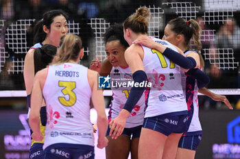 2024-04-24 - Players' images of Savino del Bene Scandicci team between Prosecco Doc Imoco Conegliano and Savino Del Bene Scandicci in the Volleyball - Superleague Serie A - Final Playoff 2023/2024 3° Game at PalaVerde in Villorba Treviso, Italy on April 24, 2024. - PLAYOFF - FINAL - PROSECCO DOC IMOCO CONEGLIANO VS SAVINO DEL BENE SCANDICCI - SERIE A1 WOMEN - VOLLEYBALL
