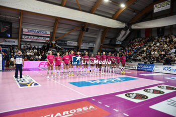 2024-10-06 - a general view of Italian women's Serie A1 Volleyball championship: Day 1 match beetween Reale Mutua Fenera Chieri '76 and Igor Gorgonzola Novara at Palafenera to Chieri (TO) - 6/10/2024 - REALE MUTUA FENERA CHIERI '76 VS IGOR GORGONZOLA NOVARA - SERIE A1 WOMEN - VOLLEYBALL