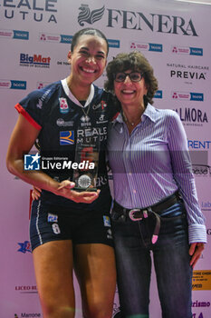 2024-10-06 - Reale Mutua Fenera Chieri '76 celebrates victory team's to make the score 3-2 during Italian women's Serie A1 Volleyball championship: Day 1 match beetween Reale Mutua Fenera Chieri '76 and Igor Gorgonzola Novara at Palafenera to Chieri (TO) - 6/10/2024 - REALE MUTUA FENERA CHIERI '76 VS IGOR GORGONZOLA NOVARA - SERIE A1 WOMEN - VOLLEYBALL