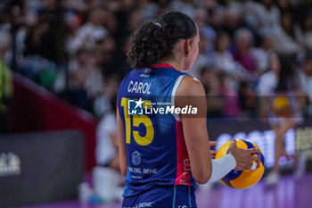 2024-10-05 - Ana Carolina da Silva (Savino Del Bene Scandicci) at service - SAVINO DEL BENE SCANDICCI VS HONDA OLIVERO S.BERNARDO CUNEO  - SERIE A1 WOMEN - VOLLEYBALL