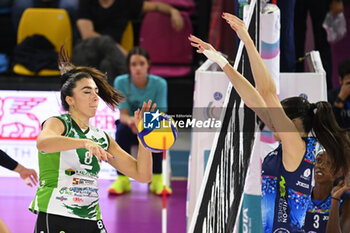 2024-10-06 - Sonia Candi (Megabox Ond. Savio Vallefoglia) spike against the block - IL BISONTE FIRENZE VS MEGABOX OND. SAVIO VALLEFOGLIA - SERIE A1 WOMEN - VOLLEYBALL