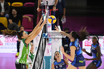 2024-10-06 - Bozana Butigan (Il Bisonte Firenze) spike against Cambi block - IL BISONTE FIRENZE VS MEGABOX OND. SAVIO VALLEFOGLIA - SERIE A1 WOMEN - VOLLEYBALL