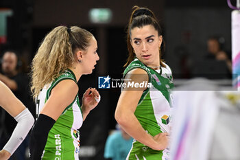 2024-10-06 - Gaia Giovannini (Megabox Ond. Savio Vallefoglia) with Sonia Candi - IL BISONTE FIRENZE VS MEGABOX OND. SAVIO VALLEFOGLIA - SERIE A1 WOMEN - VOLLEYBALL