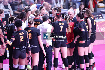 2024-10-20 - time out Roma Volley - ROMA VOLLEY VS PROSECCO DOC IMOCO CONEGLIANO - SERIE A1 WOMEN - VOLLEYBALL