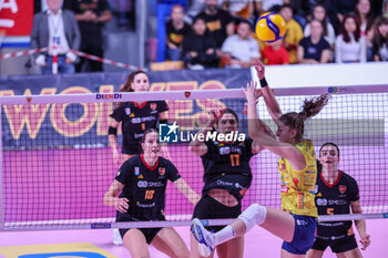 2024-10-20 - Roma Volley attack - ROMA VOLLEY VS PROSECCO DOC IMOCO CONEGLIANO - SERIE A1 WOMEN - VOLLEYBALL