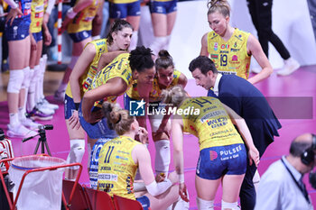 2024-10-20 - time out Prosecco Doc Imoco Conegliano - ROMA VOLLEY VS PROSECCO DOC IMOCO CONEGLIANO - SERIE A1 WOMEN - VOLLEYBALL