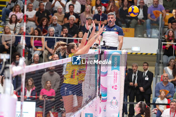 2024-10-20 - Prosecco Doc Imoco Conegliano block - ROMA VOLLEY VS PROSECCO DOC IMOCO CONEGLIANO - SERIE A1 WOMEN - VOLLEYBALL