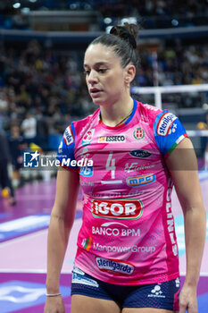 2024-10-20 - Francesca Bosio (Igor Novara) during Volley Italian Championship Serie A Women 2024/25 match between Numia VeroVolley Milano and Igor Novara at Allianz Cloud, Milano, Italy on October 20, 2024 - VERO VOLLEY MILANO VS IGOR GORGONZOLA NOVARA - SERIE A1 WOMEN - VOLLEYBALL