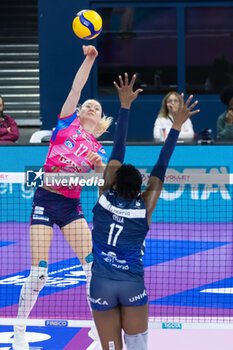 2024-10-20 - Tatiana Tolok (Igor Novara) during Volley Italian Championship Serie A Women 2024/25 match between Numia VeroVolley Milano and Igor Novara at Allianz Cloud, Milano, Italy on October 20, 2024 - VERO VOLLEY MILANO VS IGOR GORGONZOLA NOVARA - SERIE A1 WOMEN - VOLLEYBALL