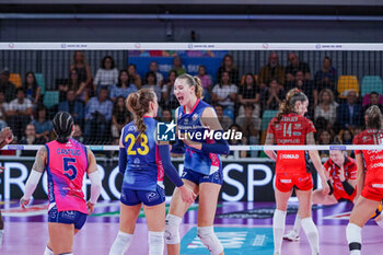 2024-10-20 - Ekaterina Antropova (Savino Del Bene Scandicci) exultation - SAVINO DEL BENE SCANDICCI VS BLACK ANGELS PERUGIA VOLLEY - SERIE A1 WOMEN - VOLLEYBALL