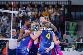 2024-10-20 - Exultation of Scandicci's players - SAVINO DEL BENE SCANDICCI VS BLACK ANGELS PERUGIA VOLLEY - SERIE A1 WOMEN - VOLLEYBALL