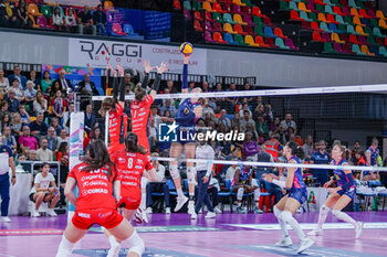 2024-10-20 - Spike of Ekaterina Antropova (Savino Del Bene Scandicci) - SAVINO DEL BENE SCANDICCI VS BLACK ANGELS PERUGIA VOLLEY - SERIE A1 WOMEN - VOLLEYBALL