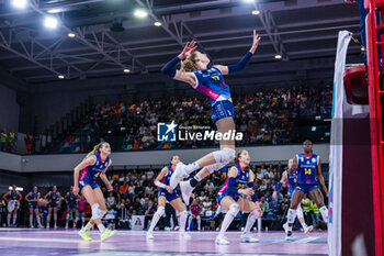 2024-10-20 - Spike of Ekaterina Antropova (Savino Del Bene Scandicci) - SAVINO DEL BENE SCANDICCI VS BLACK ANGELS PERUGIA VOLLEY - SERIE A1 WOMEN - VOLLEYBALL