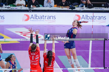 2024-10-20 - Ekaterina Antropova (Savino Del Bene Scandicci) attack - SAVINO DEL BENE SCANDICCI VS BLACK ANGELS PERUGIA VOLLEY - SERIE A1 WOMEN - VOLLEYBALL