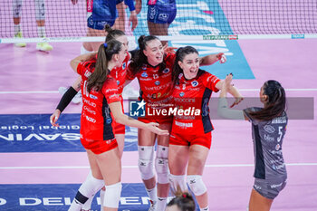 2024-10-20 - Happiness of Black Angels Perugia Volley's players - SAVINO DEL BENE SCANDICCI VS BLACK ANGELS PERUGIA VOLLEY - SERIE A1 WOMEN - VOLLEYBALL