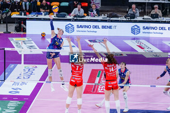 2024-10-20 - Spike of Attack of Ekaterina Antropova (Savino Del Bene Scandicci) - SAVINO DEL BENE SCANDICCI VS BLACK ANGELS PERUGIA VOLLEY - SERIE A1 WOMEN - VOLLEYBALL