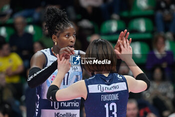 2024-10-27 - Myriam Sylla (Vero Volley Milano) - Satomi
Fukudome (Vero Volley Milano) - HONDA OLIVERO S.BERNARDO CUNEO  VS VERO VOLLEY MILANO - SERIE A1 WOMEN - VOLLEYBALL