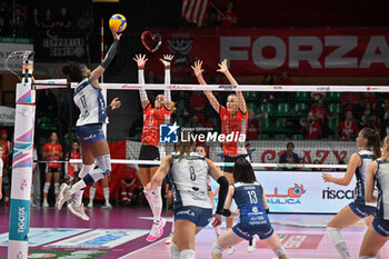 2024-10-27 - Myriam Sylla (Vero Volley Milano) - Signorile Noemi (Cuneo)

 - Orro Alessia (Vero Volley Milano) - Agnese
Cecconello (Cuneo)
 - Satomi
Fukudome (Vero Volley Milano) - HONDA OLIVERO S.BERNARDO CUNEO  VS VERO VOLLEY MILANO - SERIE A1 WOMEN - VOLLEYBALL