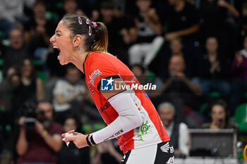 2024-10-27 - Signorile Noemi (Cuneo)

 celebrates after scoring a point - HONDA OLIVERO S.BERNARDO CUNEO  VS VERO VOLLEY MILANO - SERIE A1 WOMEN - VOLLEYBALL