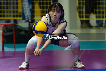 2024-10-30 - Satomi Fukudome (Numia VeroVolley Milano) during Volley Italian Championship Serie A Women 2024/25 match between Numia VeroVolley Milano and Il Bisonte Firenze at Opiquad Arena Monza, Italy on October 30, 2024 - VERO VOLLEY MILANO VS IL BISONTE FIRENZE - SERIE A1 WOMEN - VOLLEYBALL