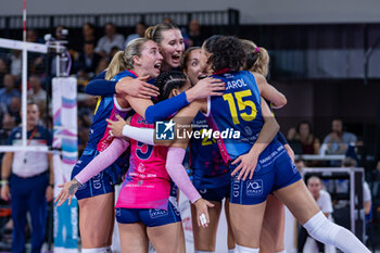 30/10/2024 - Happiness of Scandicci's players - SAVINO DEL BENE SCANDICCI VS CDA VOLLEY TALMASSONS FVG - SERIE A1 FEMMINILE - VOLLEY