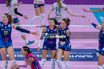 30/10/2024 - Giulia Gennari (Savino Del Bene Scandicci) and Ana Carolina da Silva (Savino Del Bene Scandicci) - SAVINO DEL BENE SCANDICCI VS CDA VOLLEY TALMASSONS FVG - SERIE A1 FEMMINILE - VOLLEY