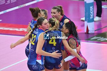 03/11/2024 - Images of the Prosecco Doc Imoco Conegliano and Savino Del Bene Scandicci match at PalaVerde Villorba (TV) - 3th Novembre 2024, during the VOLLEYBALL - SERIE A1 WOMEN - PROSECCO DOC IMOCO CONEGLIANO VS SAVINO DEL BENE SCANDICCI - SERIE A1 FEMMINILE - VOLLEY