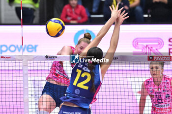 03/11/2024 - Spike of Isabelle Haak ( Prosecco Doc Imoco Conegliano ) during the Prosecco Doc Imoco Conegliano and Savino Del Bene Scandicci match at PalaVerde Villorba (TV) - 3th Novembre 2024, during the VOLLEYBALL - SERIE A1 WOMEN - PROSECCO DOC IMOCO CONEGLIANO VS SAVINO DEL BENE SCANDICCI - SERIE A1 FEMMINILE - VOLLEY