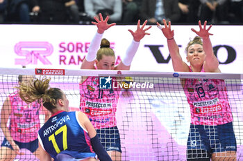 03/11/2024 - Images of the Prosecco Doc Imoco Conegliano and Savino Del Bene Scandicci match at PalaVerde Villorba (TV) - 3th Novembre 2024, during the VOLLEYBALL - SERIE A1 WOMEN - PROSECCO DOC IMOCO CONEGLIANO VS SAVINO DEL BENE SCANDICCI - SERIE A1 FEMMINILE - VOLLEY