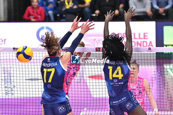 03/11/2024 - Images of the Prosecco Doc Imoco Conegliano and Savino Del Bene Scandicci match at PalaVerde Villorba (TV) - 3th Novembre 2024, during the VOLLEYBALL - SERIE A1 WOMEN - PROSECCO DOC IMOCO CONEGLIANO VS SAVINO DEL BENE SCANDICCI - SERIE A1 FEMMINILE - VOLLEY