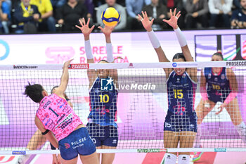 03/11/2024 - Spike of Gabi ( Prosecco Doc Imoco Conegliano ) during the Prosecco Doc Imoco Conegliano and Savino Del Bene Scandicci match at PalaVerde Villorba (TV) - 3th Novembre 2024, during the VOLLEYBALL - SERIE A1 WOMEN - PROSECCO DOC IMOCO CONEGLIANO VS SAVINO DEL BENE SCANDICCI - SERIE A1 FEMMINILE - VOLLEY