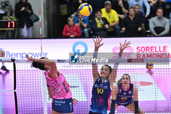 03/11/2024 - Spike of Gabi ( Prosecco Doc Imoco Conegliano ) during the Prosecco Doc Imoco Conegliano and Savino Del Bene Scandicci match at PalaVerde Villorba (TV) - 3th Novembre 2024, during the VOLLEYBALL - SERIE A1 WOMEN - PROSECCO DOC IMOCO CONEGLIANO VS SAVINO DEL BENE SCANDICCI - SERIE A1 FEMMINILE - VOLLEY