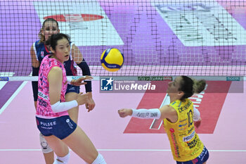 03/11/2024 - Moki De Gennaro ( Prosecco Doc Imoco Conegliano ) during the Prosecco Doc Imoco Conegliano and Savino Del Bene Scandicci match at PalaVerde Villorba (TV) - 3th Novembre 2024, during the VOLLEYBALL - SERIE A1 WOMEN - PROSECCO DOC IMOCO CONEGLIANO VS SAVINO DEL BENE SCANDICCI - SERIE A1 FEMMINILE - VOLLEY