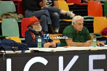 2024-11-03 - Patron Wanny De Filippo and Presidente Elio Sita (Il Bisonte Firenze) - IL BISONTE FIRENZE VS IGOR GORGONZOLA NOVARA - SERIE A1 WOMEN - VOLLEYBALL