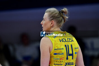 2024-11-10 - Joanna Wolosz Imoco Conegliano during serie A1 Volley Women 2024/25 match between Reale Mutua Fenera Chieri 76 vs Prosecco Doc Imoco Conegliano at Pala Fenera Chieri on November 10, 2024 in Chieri, Italy - ph Giuliano Marchisciano - REALE MUTUA FENERA CHIERI '76 VS PROSECCO DOC IMOCO CONEGLIANO - SERIE A1 WOMEN - VOLLEYBALL