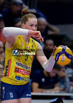 2024-11-10 - Isabelle Haak Imoco Conegliano during serie A1 Volley Women 2024/25 match between Reale Mutua Fenera Chieri 76 vs Prosecco Doc Imoco Conegliano at Pala Fenera Chieri on November 10, 2024 in Chieri, Italy - ph Giuliano Marchisciano - REALE MUTUA FENERA CHIERI '76 VS PROSECCO DOC IMOCO CONEGLIANO - SERIE A1 WOMEN - VOLLEYBALL