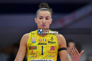 2024-11-10 - Gabriela Guimaraes Imoco Conegliano during serie A1 Volley Women 2024/25 match between Reale Mutua Fenera Chieri 76 vs Prosecco Doc Imoco Conegliano at Pala Fenera Chieri on November 10, 2024 in Chieri, Italy - ph Giuliano Marchisciano - REALE MUTUA FENERA CHIERI '76 VS PROSECCO DOC IMOCO CONEGLIANO - SERIE A1 WOMEN - VOLLEYBALL