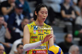 2024-11-10 - Ting Zhu Imoco Conegliano during serie A1 Volley Women 2024/25 match between Reale Mutua Fenera Chieri 76 vs Prosecco Doc Imoco Conegliano at Pala Fenera Chieri on November 10, 2024 in Chieri, Italy - ph Giuliano Marchisciano - REALE MUTUA FENERA CHIERI '76 VS PROSECCO DOC IMOCO CONEGLIANO - SERIE A1 WOMEN - VOLLEYBALL