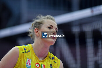 2024-11-10 - Joanna Wolosz Imoco Conegliano during serie A1 Volley Women 2024/25 match between Reale Mutua Fenera Chieri 76 vs Prosecco Doc Imoco Conegliano at Pala Fenera Chieri on November 10, 2024 in Chieri, Italy - ph Giuliano Marchisciano - REALE MUTUA FENERA CHIERI '76 VS PROSECCO DOC IMOCO CONEGLIANO - SERIE A1 WOMEN - VOLLEYBALL