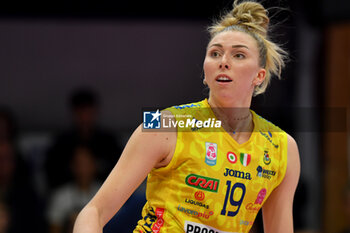 2024-11-10 - Sarah Fahr Imoco Conegliano during serie A1 Volley Women 2024/25 match between Reale Mutua Fenera Chieri 76 vs Prosecco Doc Imoco Conegliano at Pala Fenera Chieri on November 10, 2024 in Chieri, Italy - ph Giuliano Marchisciano - REALE MUTUA FENERA CHIERI '76 VS PROSECCO DOC IMOCO CONEGLIANO - SERIE A1 WOMEN - VOLLEYBALL