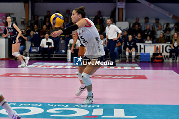 2024-11-10 - Ilaria Spirito Reale Mutua Fenera Chieri'76 during serie A1 Volley Women 2024/25 match between Reale Mutua Fenera Chieri 76 vs Prosecco Doc Imoco Conegliano at Pala Fenera Chieri on November 10, 2024 in Chieri, Italy - ph Giuliano Marchisciano - REALE MUTUA FENERA CHIERI '76 VS PROSECCO DOC IMOCO CONEGLIANO - SERIE A1 WOMEN - VOLLEYBALL