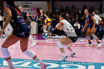 2024-11-10 - Ilaria Spirito Reale Mutua Fenera Chieri'76 during serie A1 Volley Women 2024/25 match between Reale Mutua Fenera Chieri 76 vs Prosecco Doc Imoco Conegliano at Pala Fenera Chieri on November 10, 2024 in Chieri, Italy - ph Giuliano Marchisciano - REALE MUTUA FENERA CHIERI '76 VS PROSECCO DOC IMOCO CONEGLIANO - SERIE A1 WOMEN - VOLLEYBALL