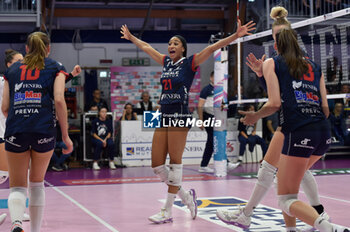 2024-11-10 - Loveth Omoruyi Reale Mutua Fenera Chieri'76 during serie A1 Volley Women 2024/25 match between Reale Mutua Fenera Chieri 76 vs Prosecco Doc Imoco Conegliano at Pala Fenera Chieri on November 10, 2024 in Chieri, Italy - ph Giuliano Marchisciano - REALE MUTUA FENERA CHIERI '76 VS PROSECCO DOC IMOCO CONEGLIANO - SERIE A1 WOMEN - VOLLEYBALL