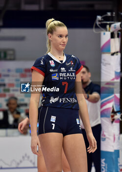 2024-11-10 - Anastasia Lyashko Reale Mutua Fenera Chieri'76 during serie A1 Volley Women 2024/25 match between Reale Mutua Fenera Chieri 76 vs Prosecco Doc Imoco Conegliano at Pala Fenera Chieri on November 10, 2024 in Chieri, Italy - ph Giuliano Marchisciano - REALE MUTUA FENERA CHIERI '76 VS PROSECCO DOC IMOCO CONEGLIANO - SERIE A1 WOMEN - VOLLEYBALL