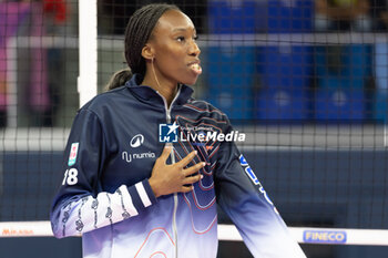 10/11/2024 - Paola Egonu (Numia VeroVolley Milano) during Volley Italian Championship Serie A Women 2024/25 match between Numia VeroVolley Milano and Uyba Busto Arsizio at Allianz Cloud, Milano, Italy on November 10, 2024	 - VERO VOLLEY MILANO VS UYBA VOLLEY BUSTO ARSIZIO - SERIE A1 FEMMINILE - VOLLEY