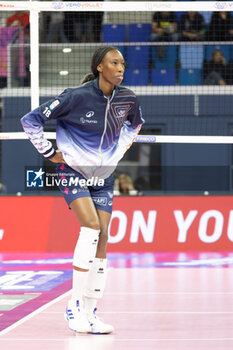 10/11/2024 - Paola Egonu (Numia VeroVolley Milano) during Volley Italian Championship Serie A Women 2024/25 match between Numia VeroVolley Milano and Uyba Busto Arsizio at Allianz Cloud, Milano, Italy on November 10, 2024	 - VERO VOLLEY MILANO VS UYBA VOLLEY BUSTO ARSIZIO - SERIE A1 FEMMINILE - VOLLEY