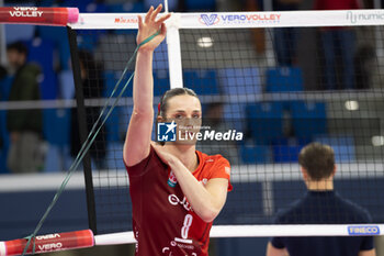 10/11/2024 - Giuditta Lualdi (Eurotek Uyba Busto Arsizio) during Volley Italian Championship Serie A Women 2024/25 match between Numia VeroVolley Milano and Uyba Busto Arsizio at Allianz Cloud, Milano, Italy on November 10, 2024	 - VERO VOLLEY MILANO VS UYBA VOLLEY BUSTO ARSIZIO - SERIE A1 FEMMINILE - VOLLEY