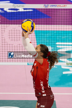 10/11/2024 - Jennifer Boldini (Eurotek Uyba Busto Arsizio) during Volley Italian Championship Serie A Women 2024/25 match between Numia VeroVolley Milano and Uyba Busto Arsizio at Allianz Cloud, Milano, Italy on November 10, 2024	 - VERO VOLLEY MILANO VS UYBA VOLLEY BUSTO ARSIZIO - SERIE A1 FEMMINILE - VOLLEY