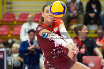 17/11/2024 - Jennifer Boldini (Eurotek Uyba Busto Arsizio) during Volley Italian Championship Serie A Women 2024/25 match between Eurotek Uyba Busto Arsizio and Igor Novara at E-Work Arena, Busto Arsizio, Italy on November 17, 2024 - UYBA VOLLEY BUSTO ARSIZIO VS IGOR GORGONZOLA NOVARA - SERIE A1 FEMMINILE - VOLLEY